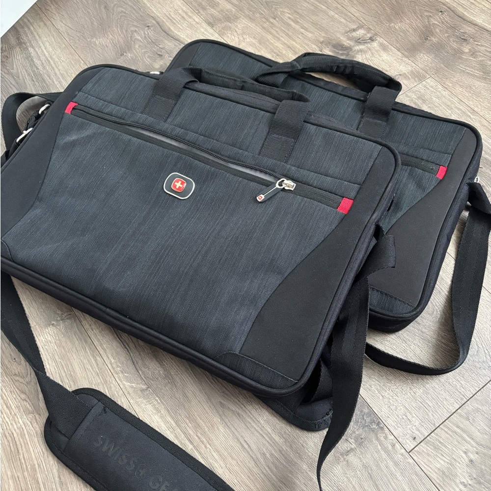 SwissGear Charcoal and Black Laptop Bag
